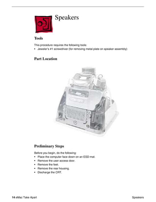 Apple eMac Hardware Service Manual