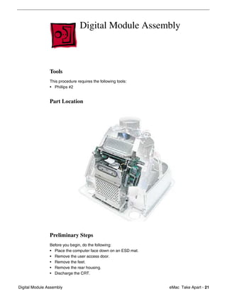 Apple eMac Hardware Service Manual