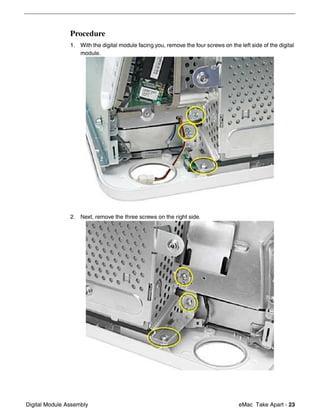 Apple eMac Hardware Service Manual