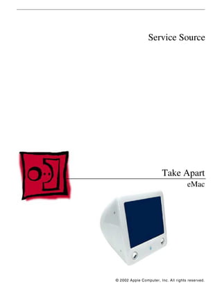 Apple eMac Hardware Service Manual