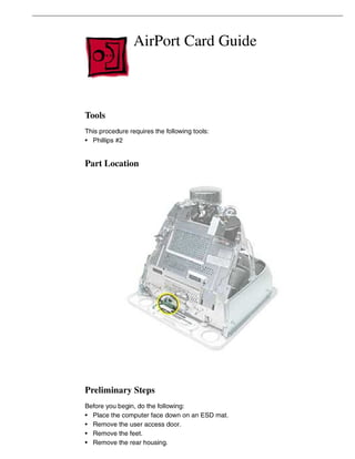 Apple eMac Hardware Service Manual