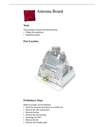 Apple eMac Hardware Service Manual