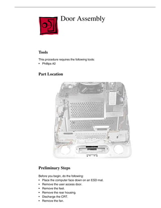 Apple eMac Hardware Service Manual
