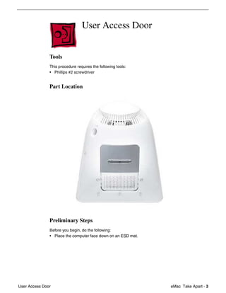 Apple eMac Hardware Service Manual