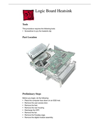 Apple eMac Hardware Service Manual