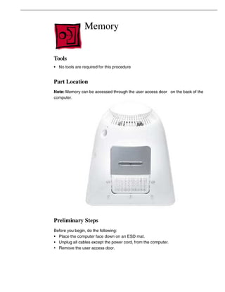 Apple eMac Hardware Service Manual
