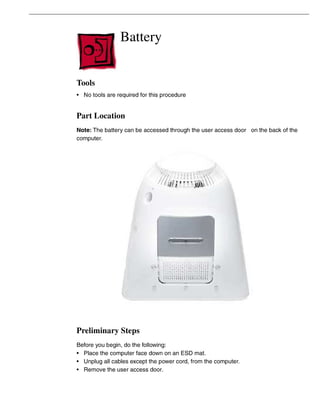 Apple eMac Hardware Service Manual