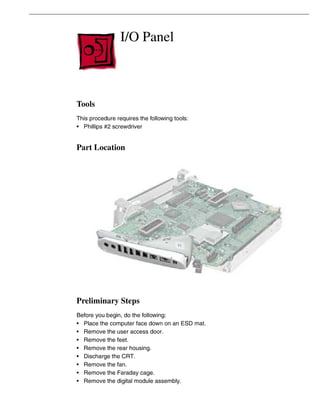 Apple eMac Hardware Service Manual