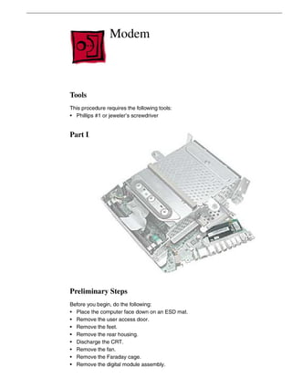 Apple eMac Hardware Service Manual