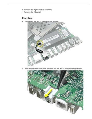 Apple eMac Hardware Service Manual