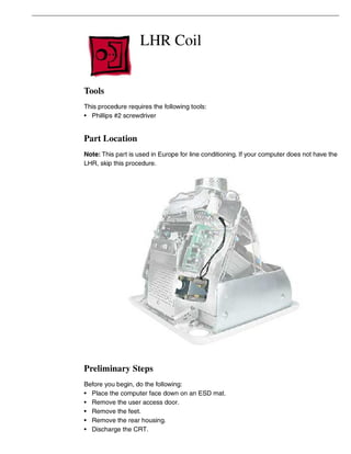 Apple eMac Hardware Service Manual