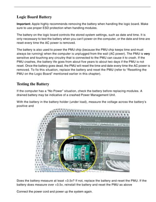 Apple eMac Hardware Service Manual