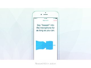ResearchKit in action
 