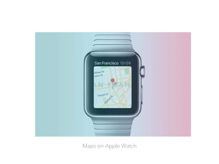 Maps on Apple Watch