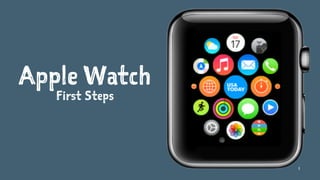 Apple Watch
First Steps
1
 