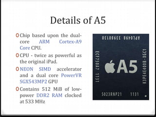 Apple A5 Processor | PPTX
