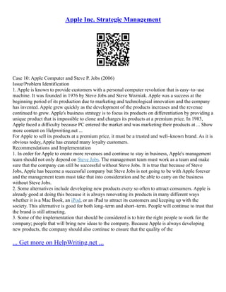 Apple And Their Innovations | PDF