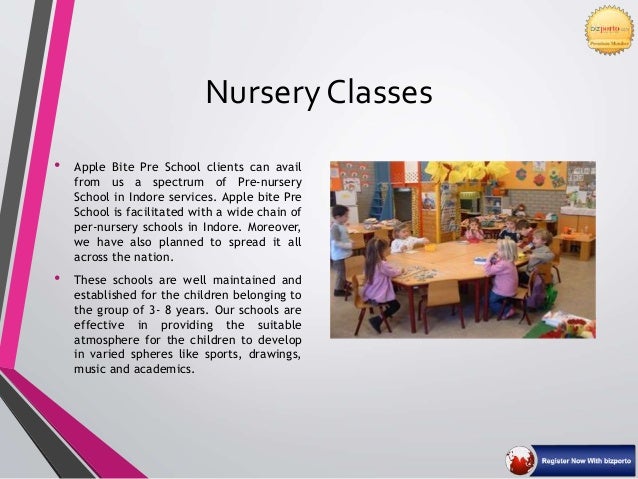 nursery school brochure