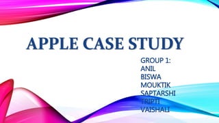 Apple case study | PPTX