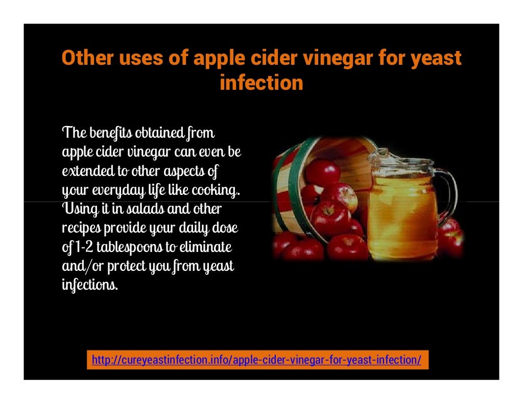 Apple cider vinegar for yeast infection
