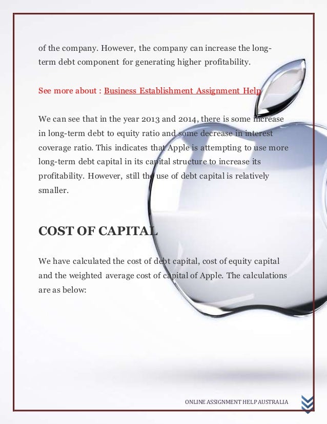 assignment about apple company
