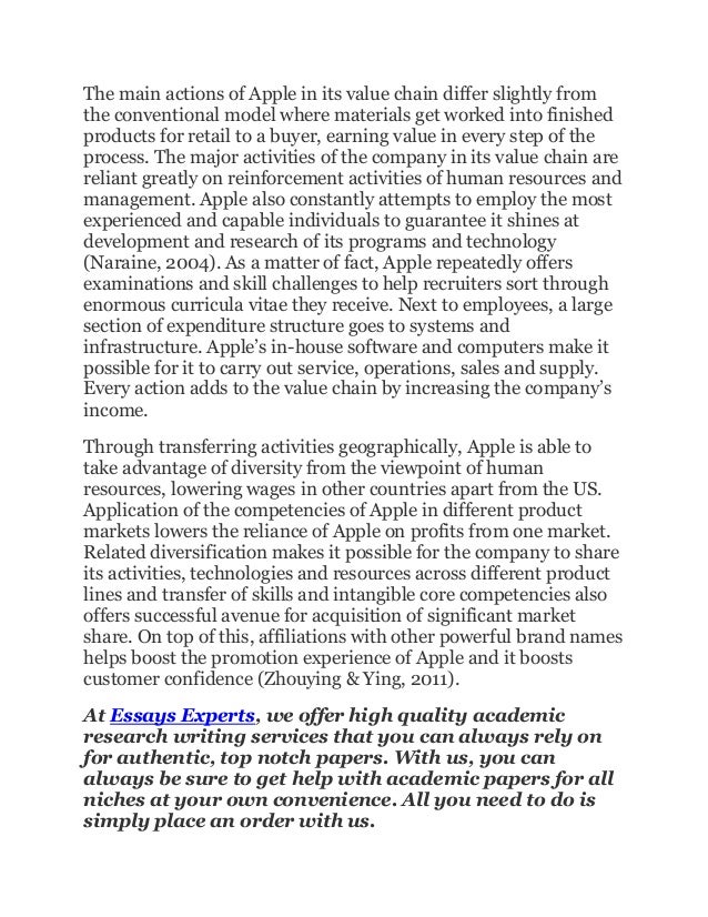 apple company background essay