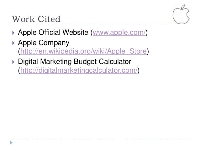 work cited calculator