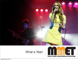 What a Year!

Tuesday, March 29, 2011
 