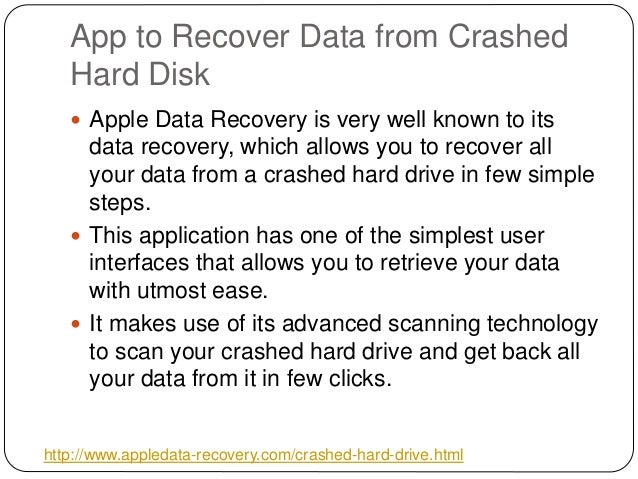 crashed hard drive recovery software free