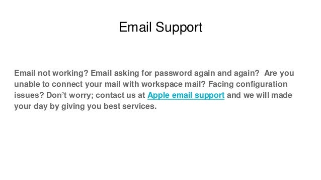 apple email support
