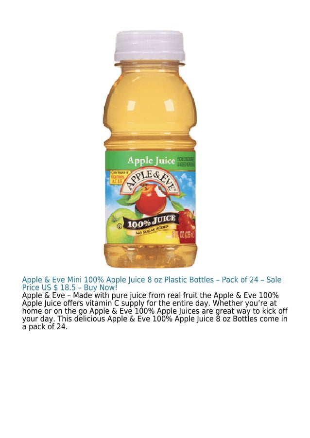 Apple &amp; Eve Juice Variety Pack Deals | PDF