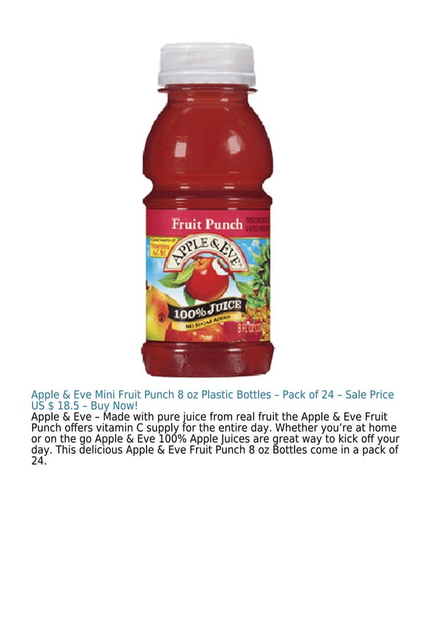 Apple &amp; Eve Apple Juice | PDF