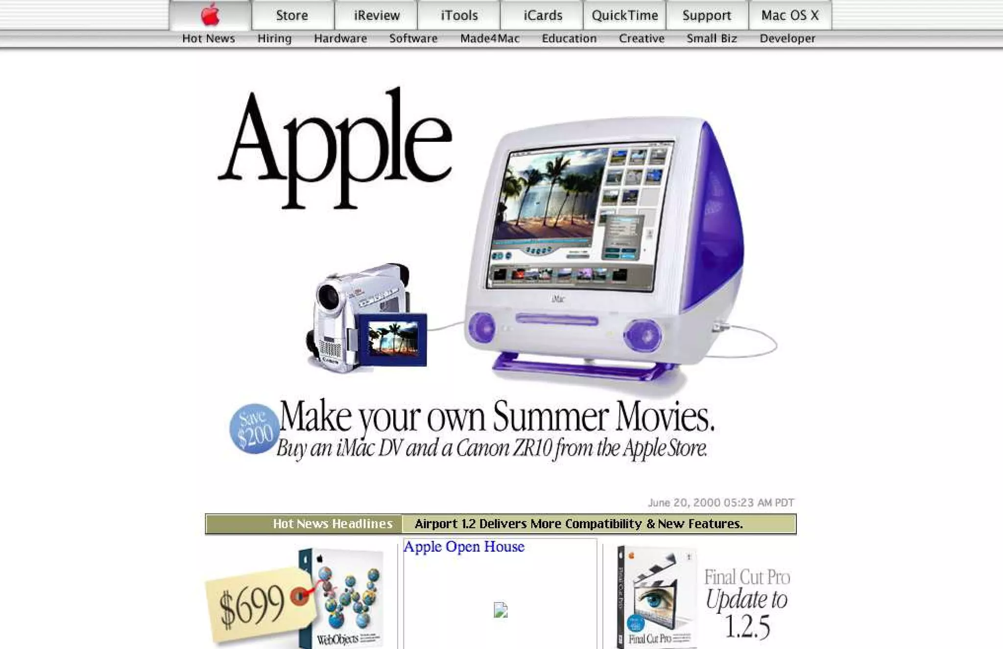 15 Years of Apple's Homepage