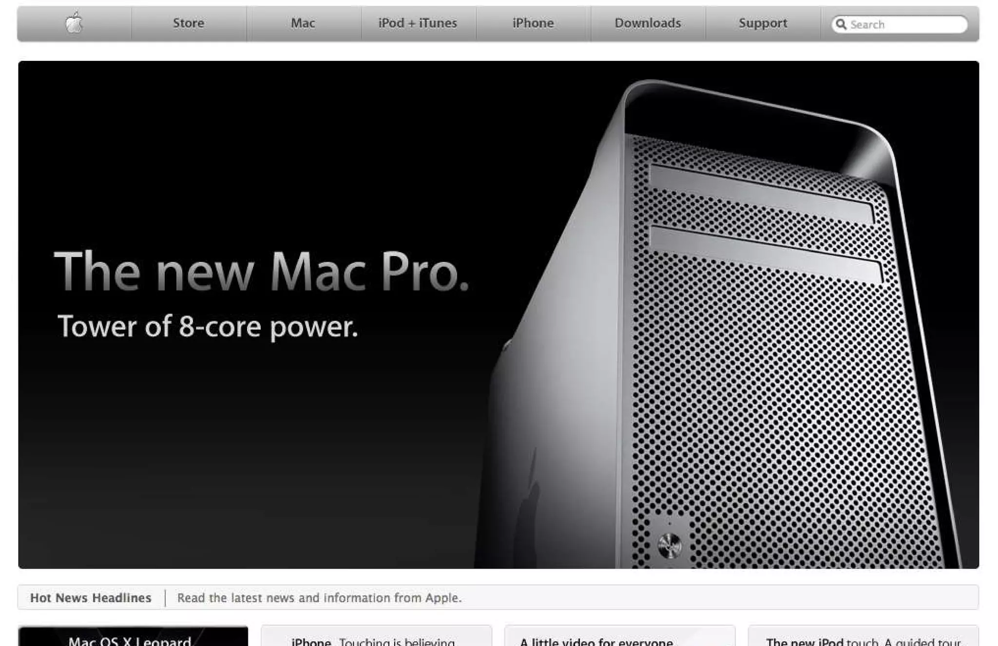 15 Years of Apple's Homepage