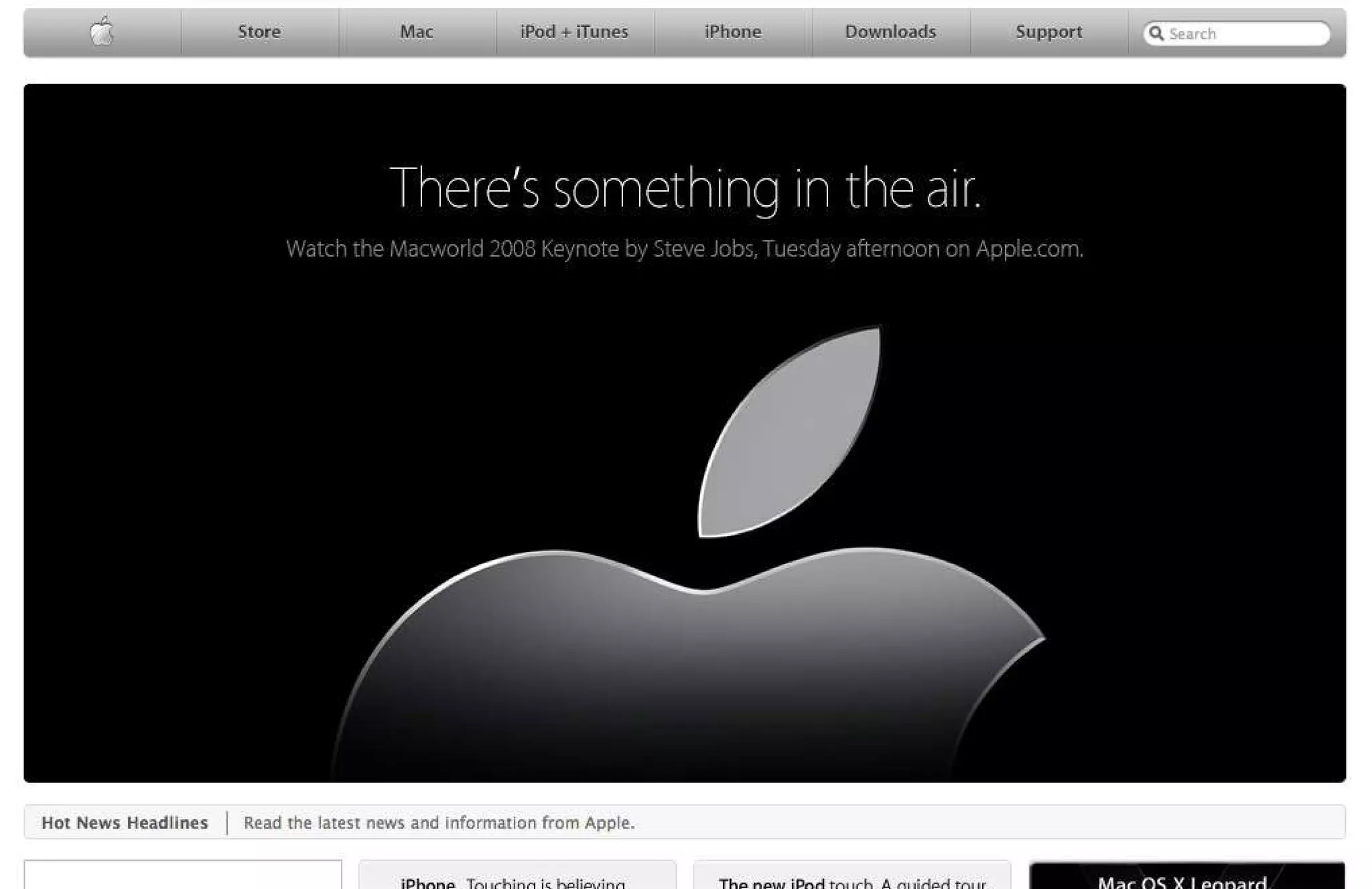 15 Years of Apple's Homepage