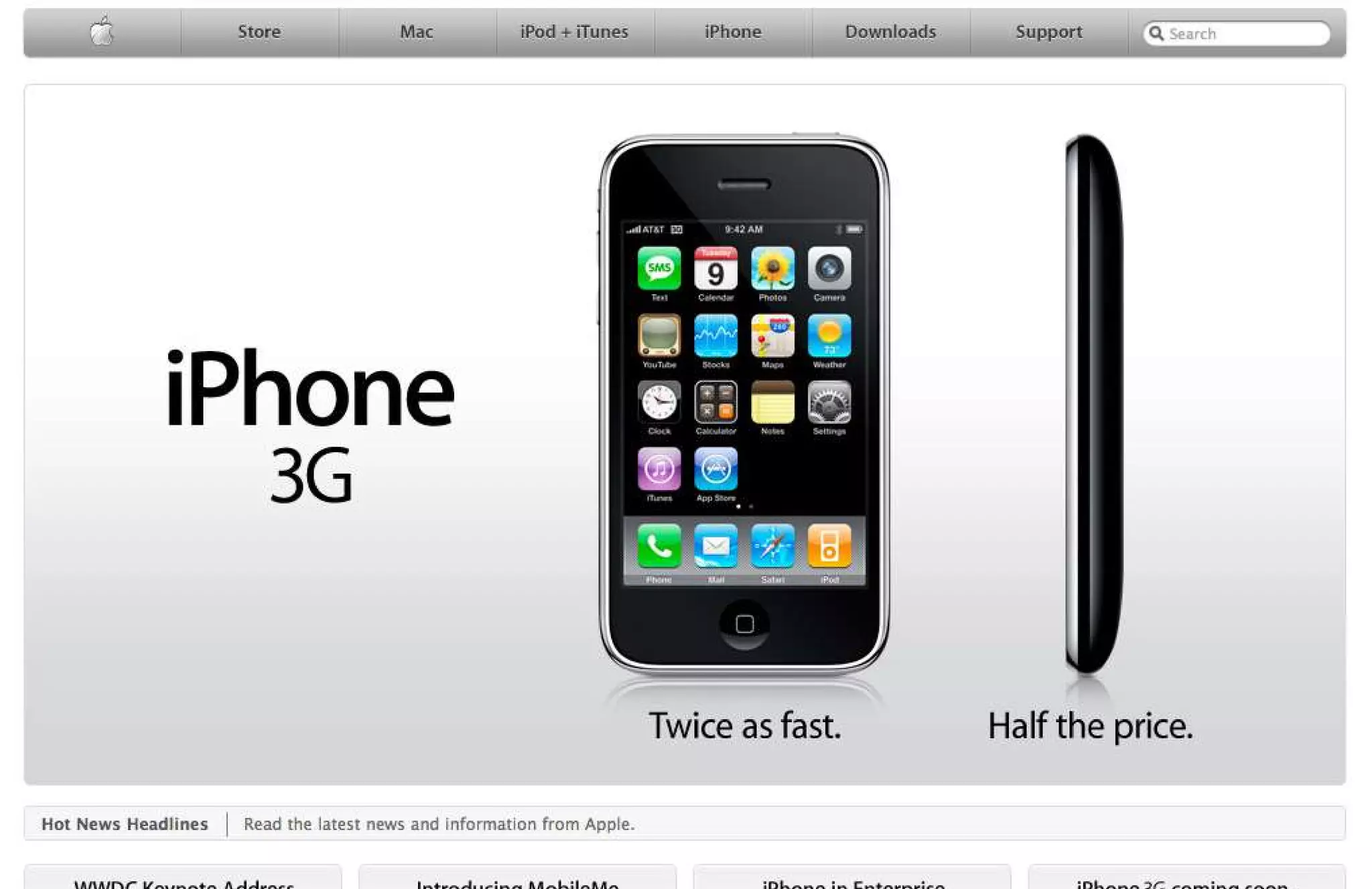 15 Years of Apple's Homepage