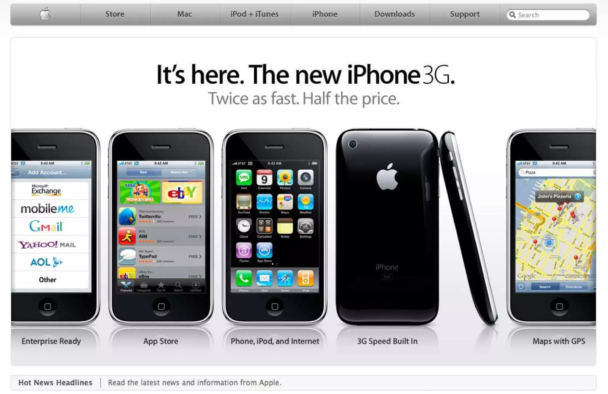 15 Years of Apple's Homepage