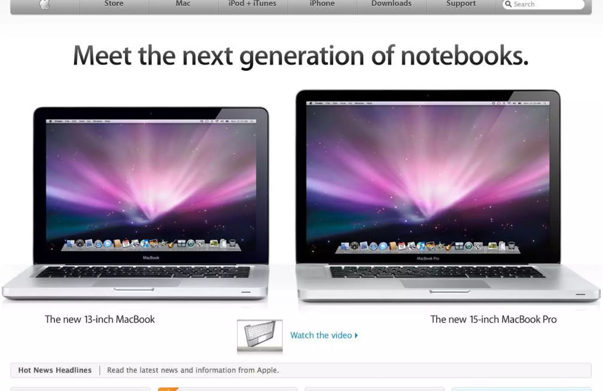 15 Years of Apple's Homepage