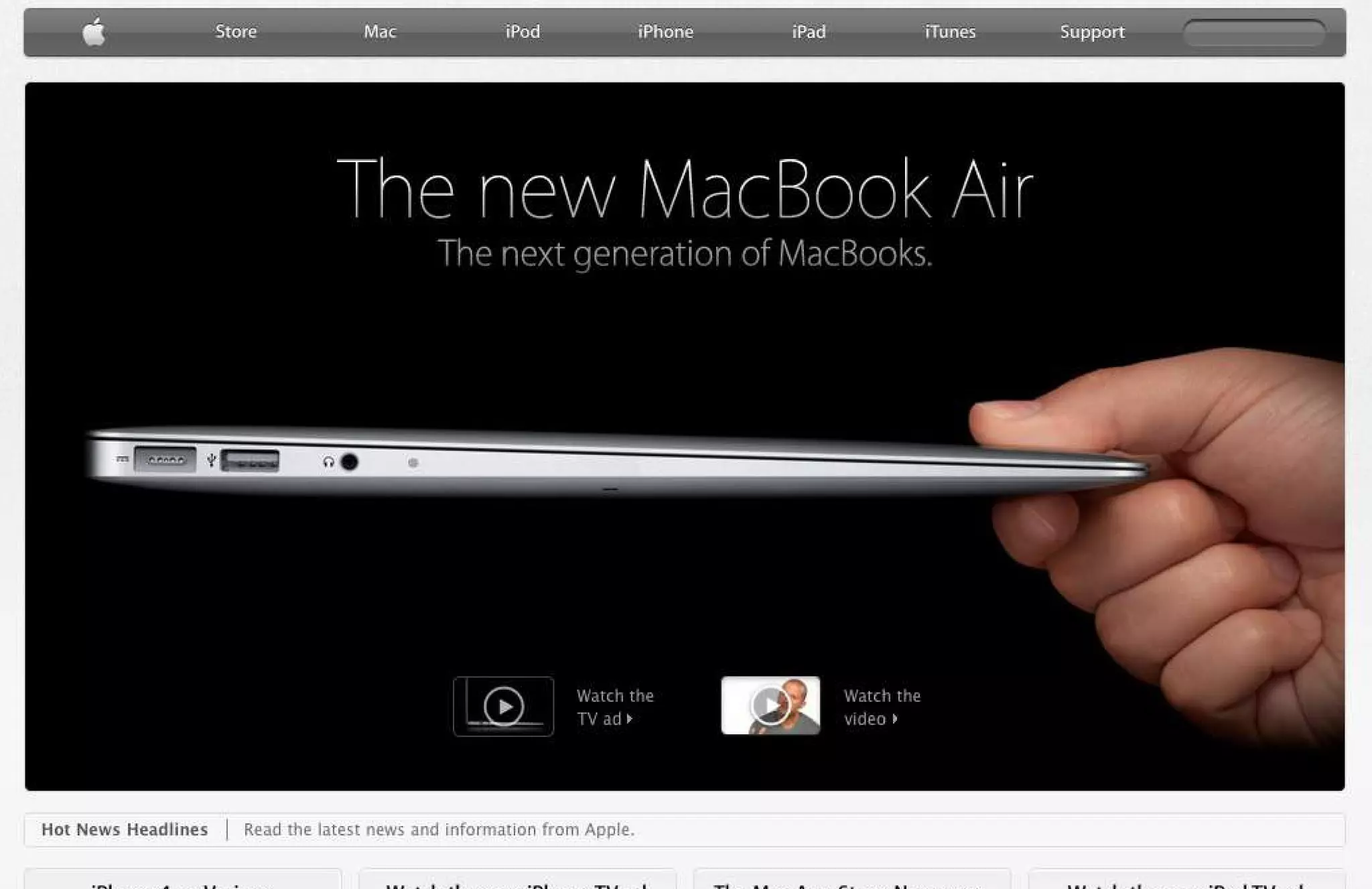 15 Years of Apple's Homepage