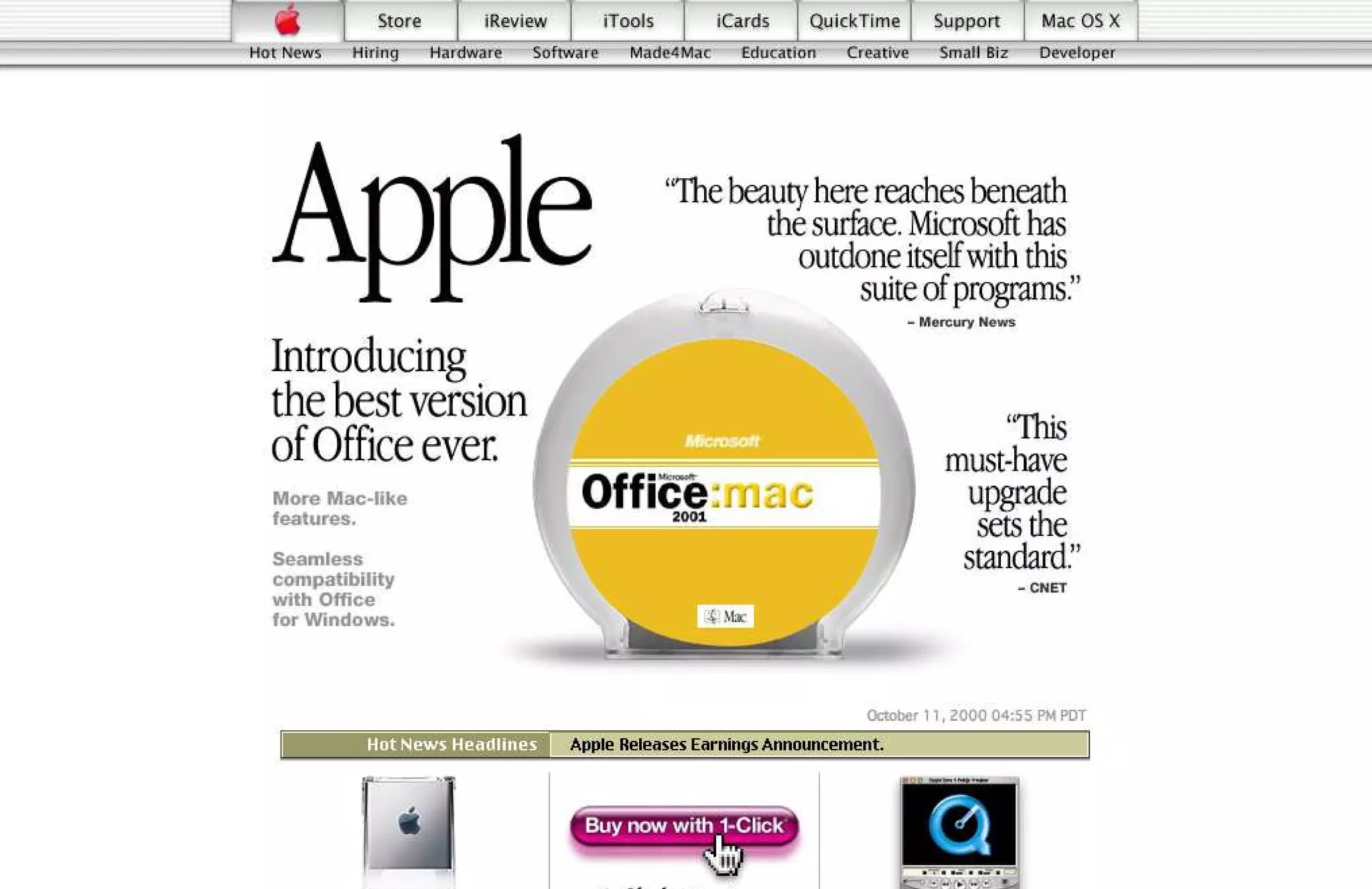 15 Years of Apple's Homepage