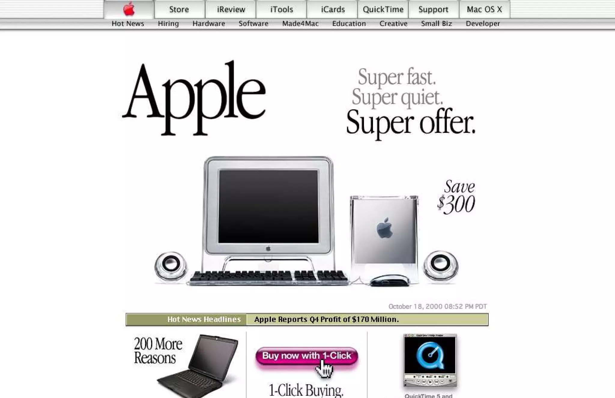 15 Years of Apple's Homepage