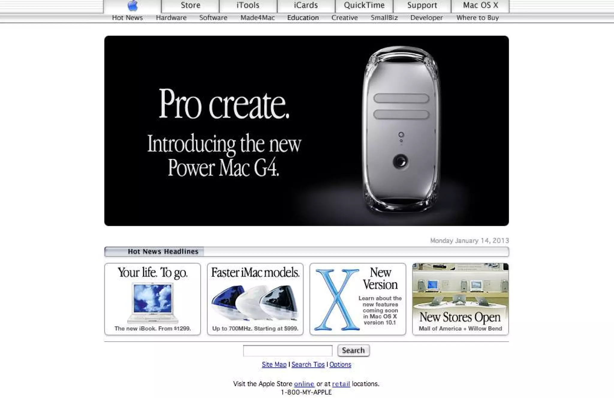 15 Years of Apple's Homepage