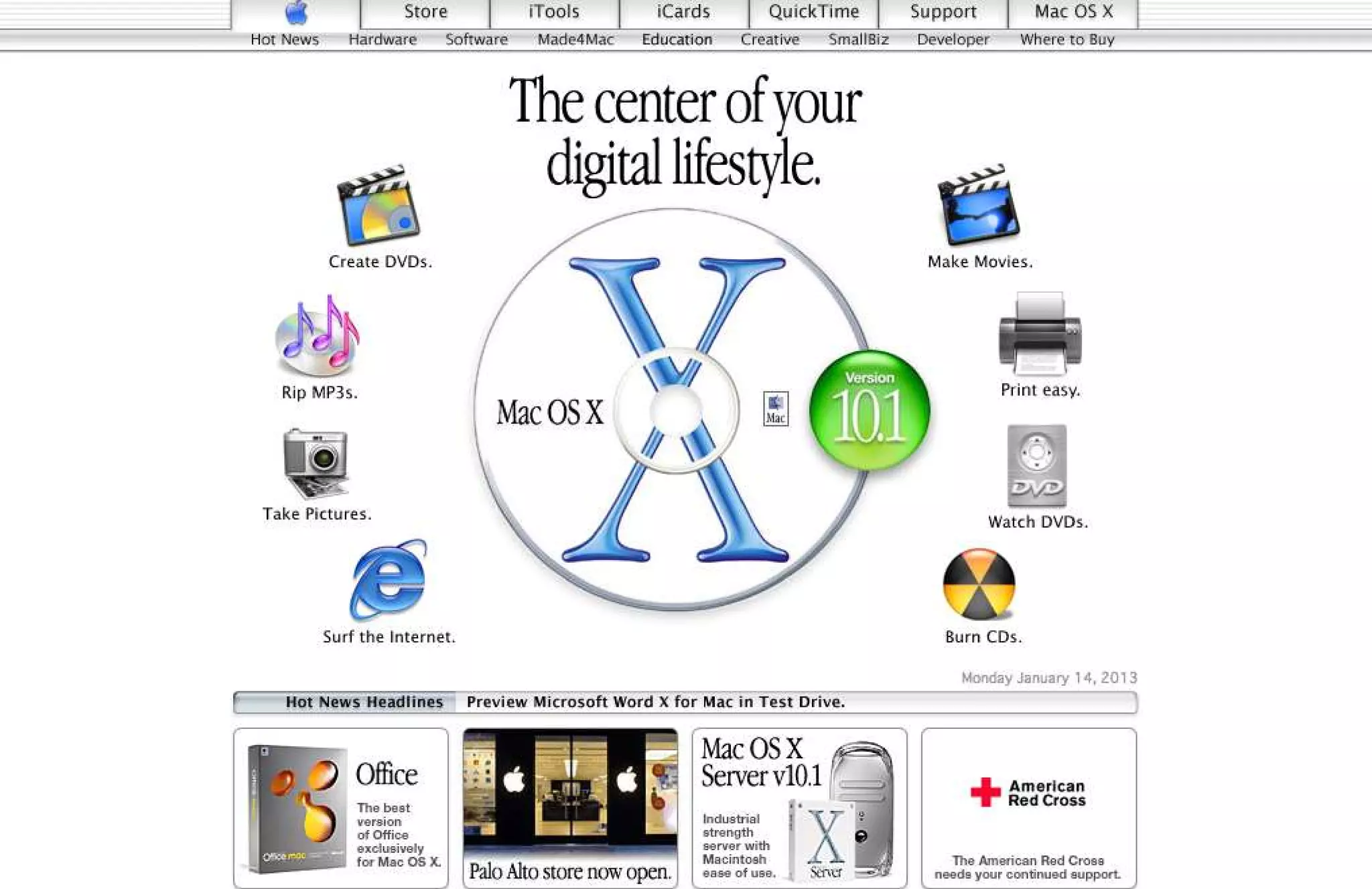 15 Years of Apple's Homepage