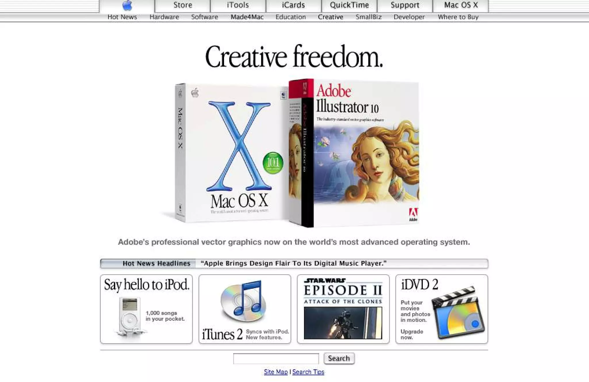 15 Years of Apple's Homepage