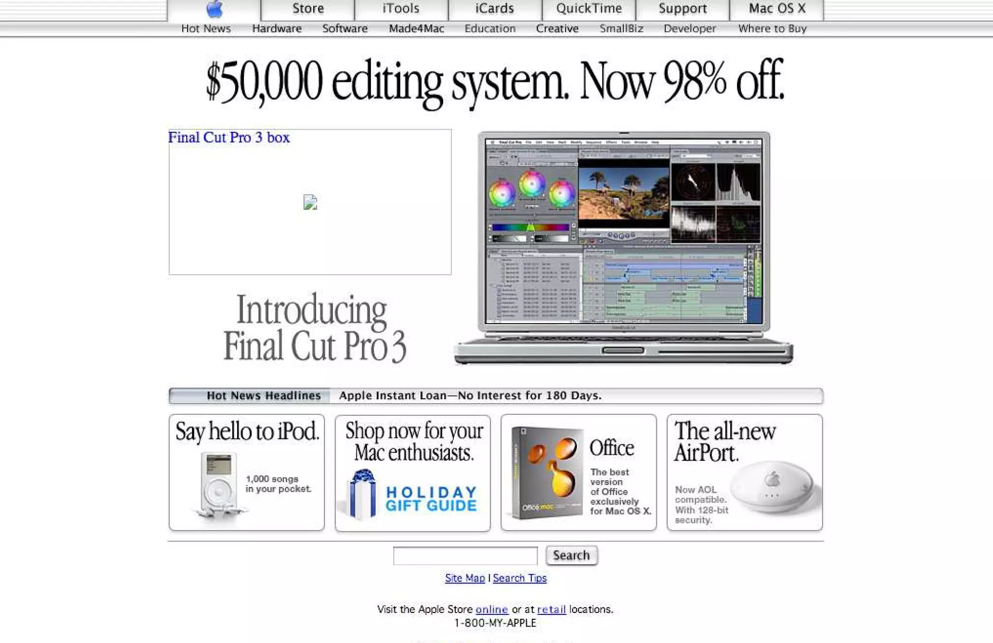 15 Years of Apple's Homepage