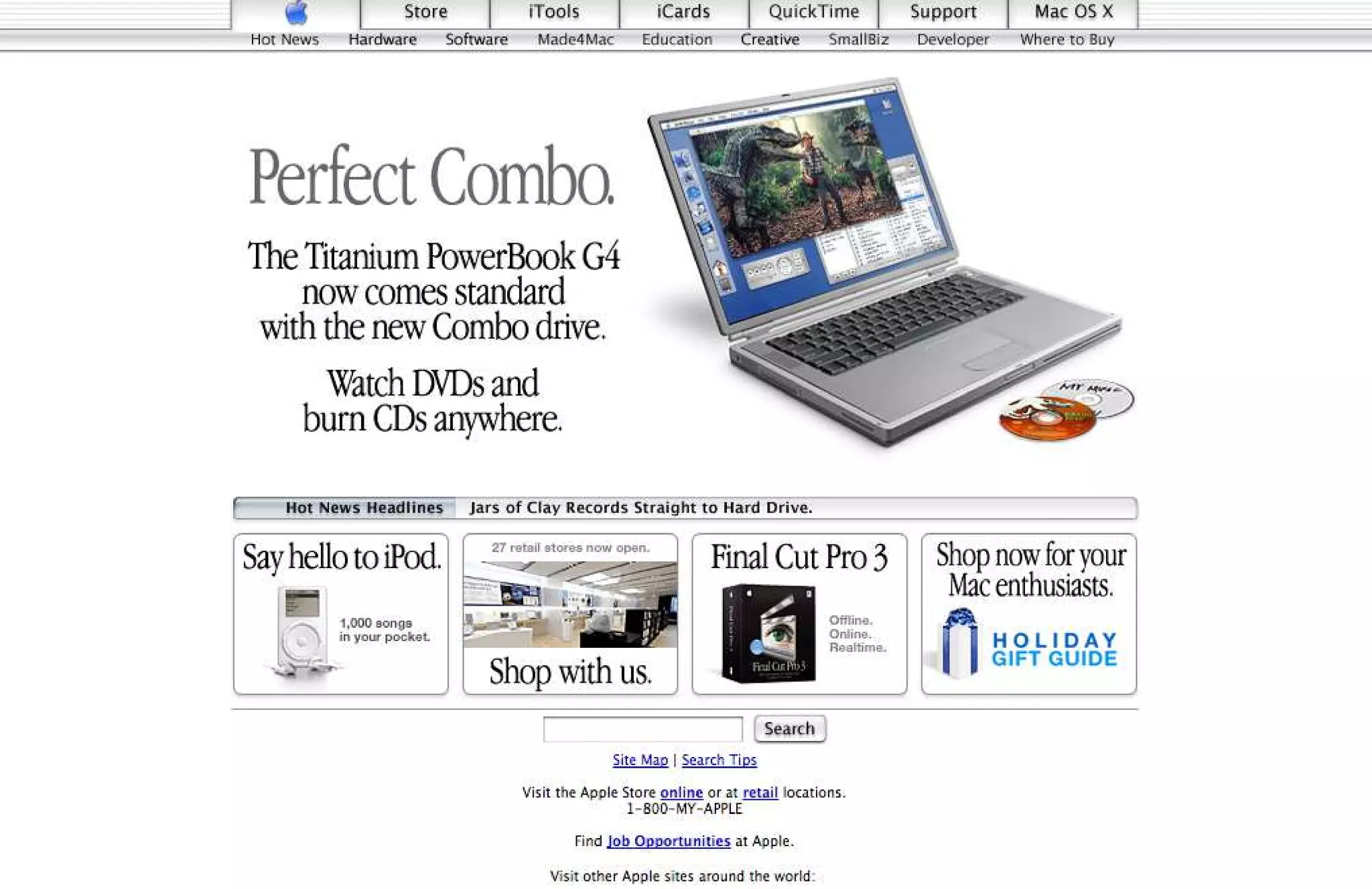 15 Years of Apple's Homepage