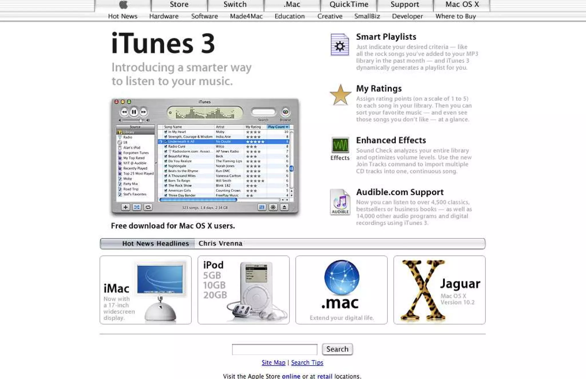 15 Years of Apple's Homepage
