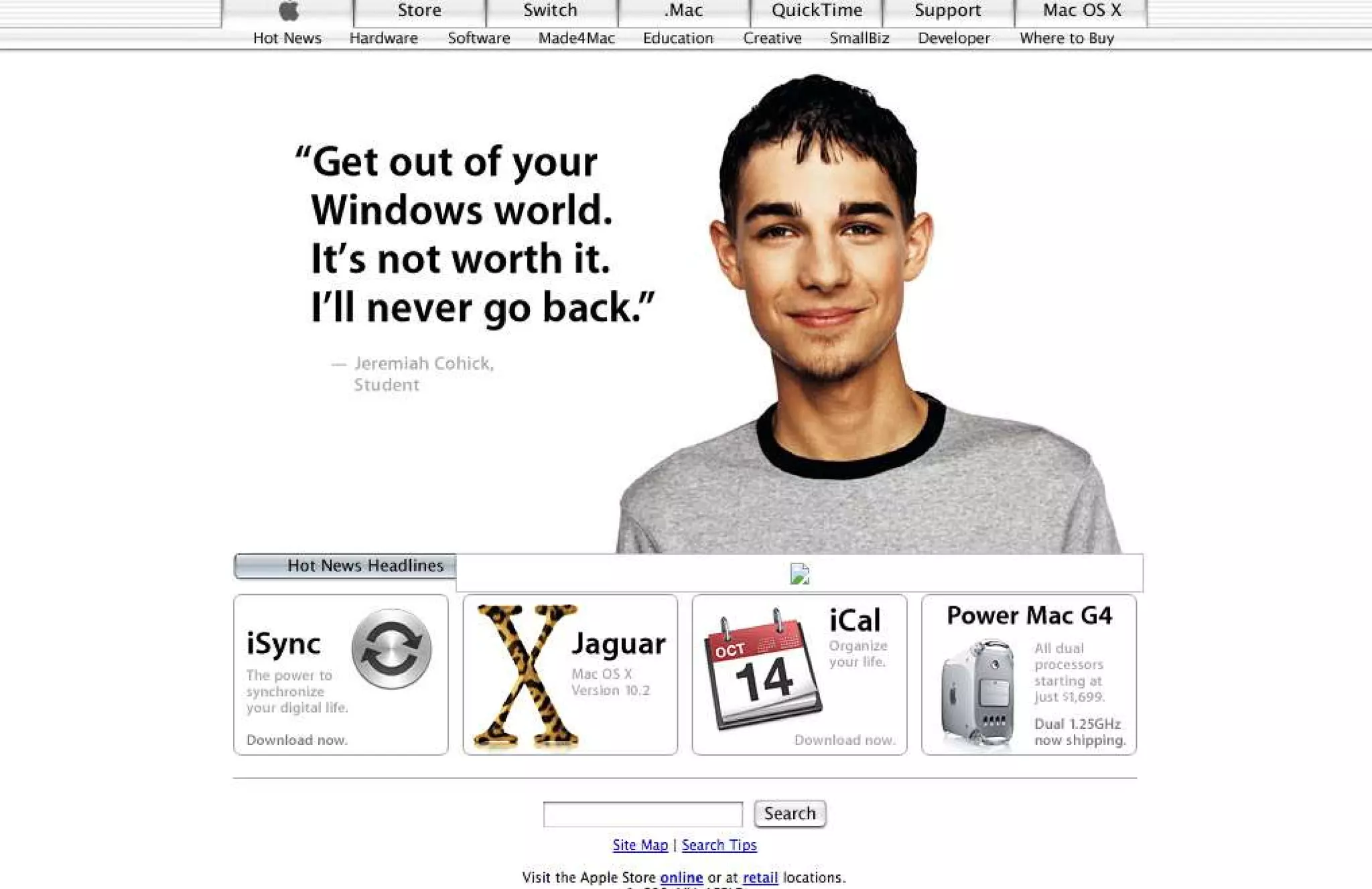 15 Years of Apple's Homepage