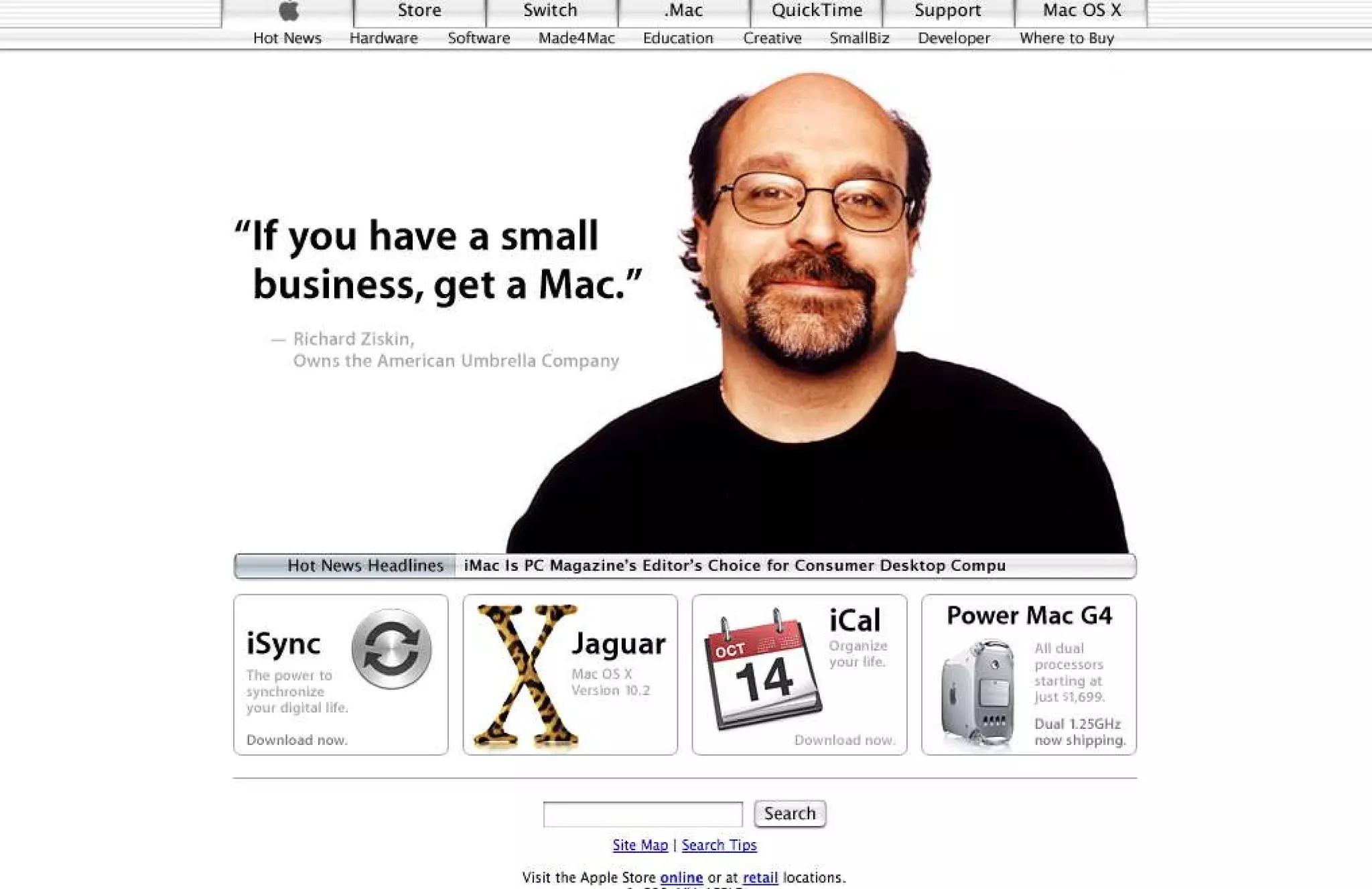 15 Years of Apple's Homepage
