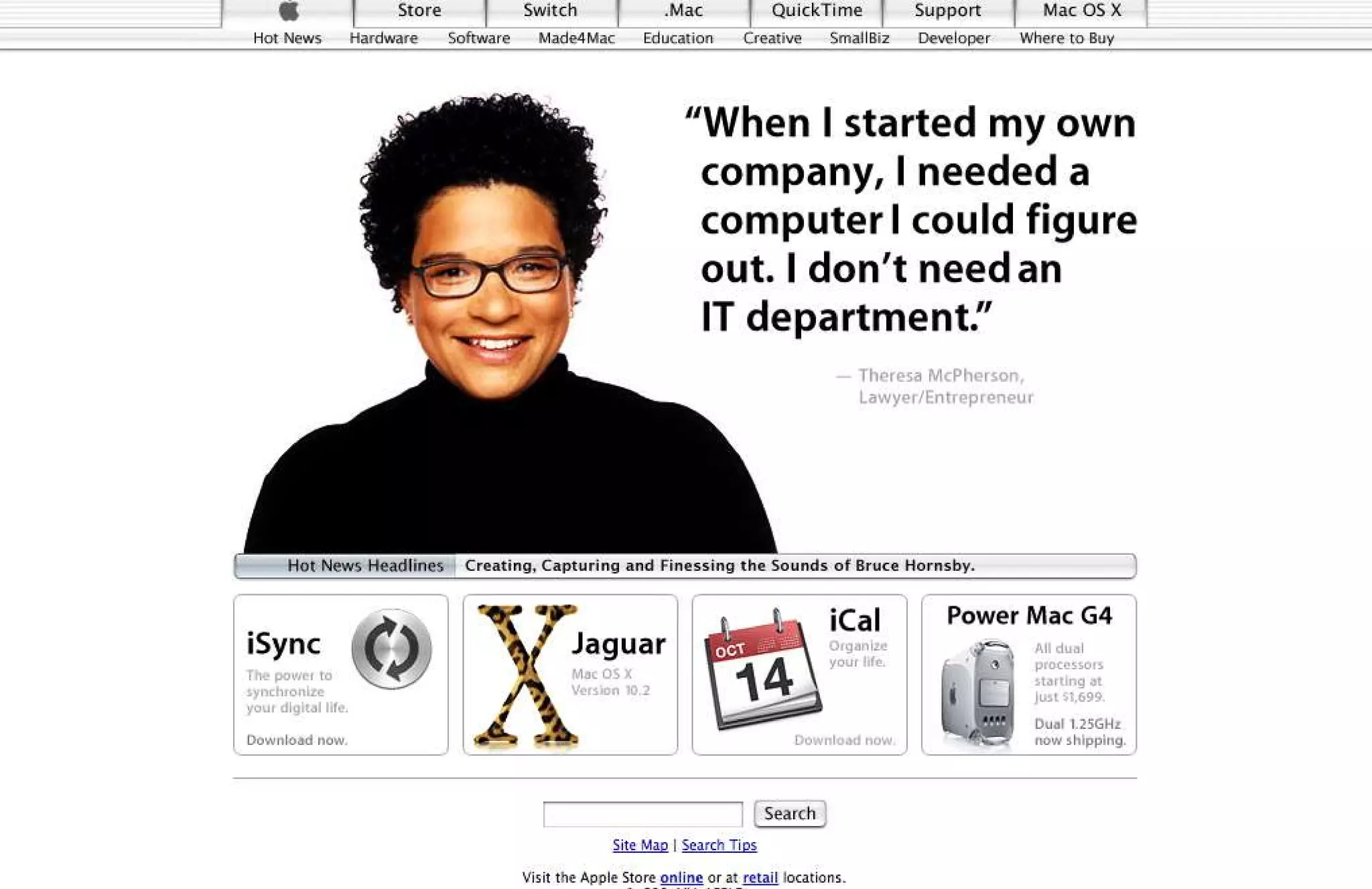 15 Years of Apple's Homepage